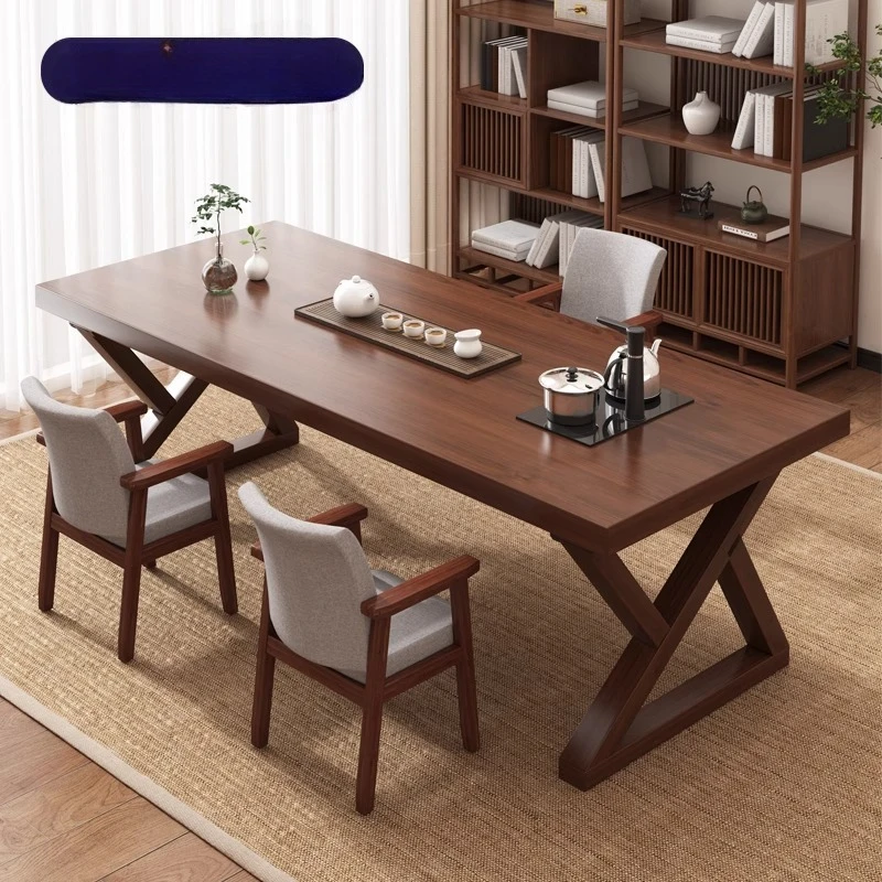 Chinese Table for Living Room Reinforced Frame Space Saving Non-Slip Feet Easy Installation Long Lasting Stable Structure