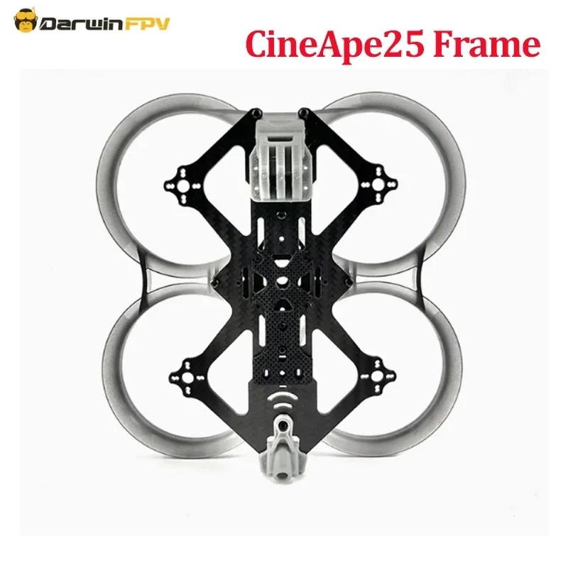DarwinFPV CineApe 25 2.5 Inch FPV Frame - 112mm Wheelbase 20/25.5mm Mount for Cinewhoop Ducted RC DIY Parts