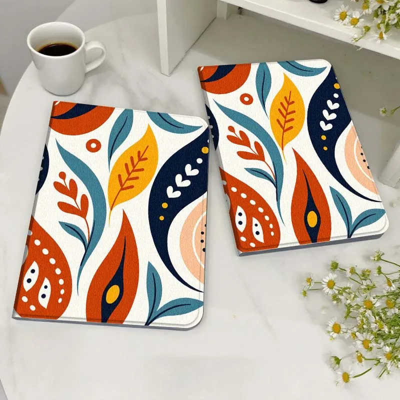 

Cartoon Autumn Leaves Pattern For Honor MediaPad MatePad 6 7 X8 M5 M6 V6 V7 T5 T10 T10s 10 11 SE C5e X8a Pro Lite Tablet Case