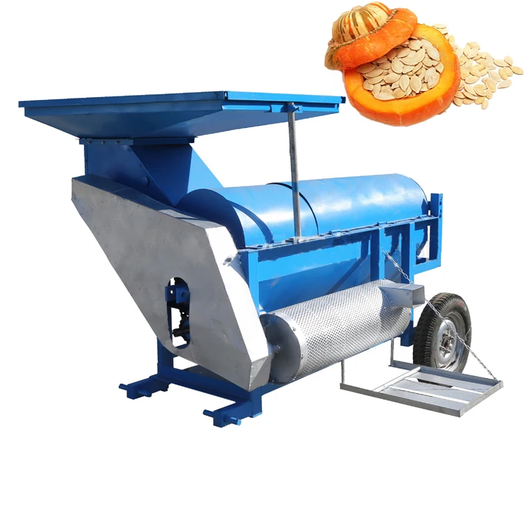 Extractor Harvest Pumkin With Flowers Collecting Machine Large Capacity Pumpkin Seed Harvester