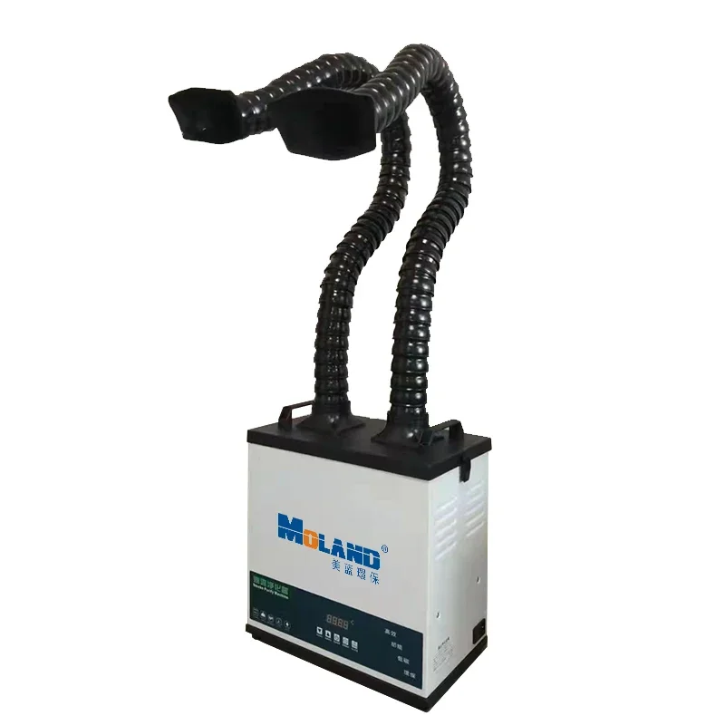 

Portable Denta Dust Collector With Flexible Exhaust Arm Industria Air Purifier Soldering Smoke Odour Extractor