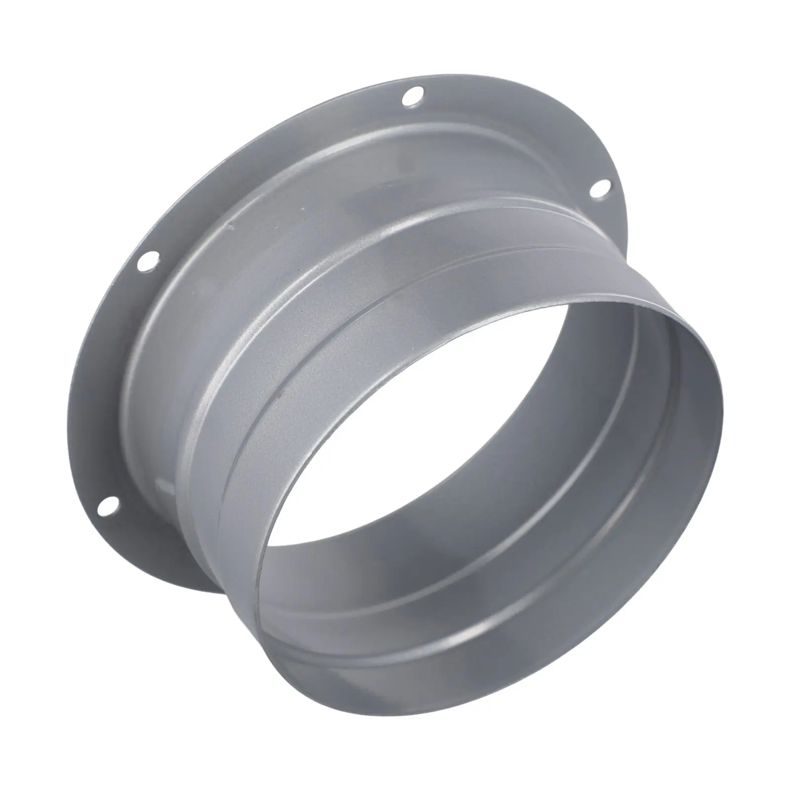 Adapter-Flange Connection Flange Flange-Adapter Galvanized Gray Metal Vent Pipes Wall 100mm 1pcs 200mm Brand New