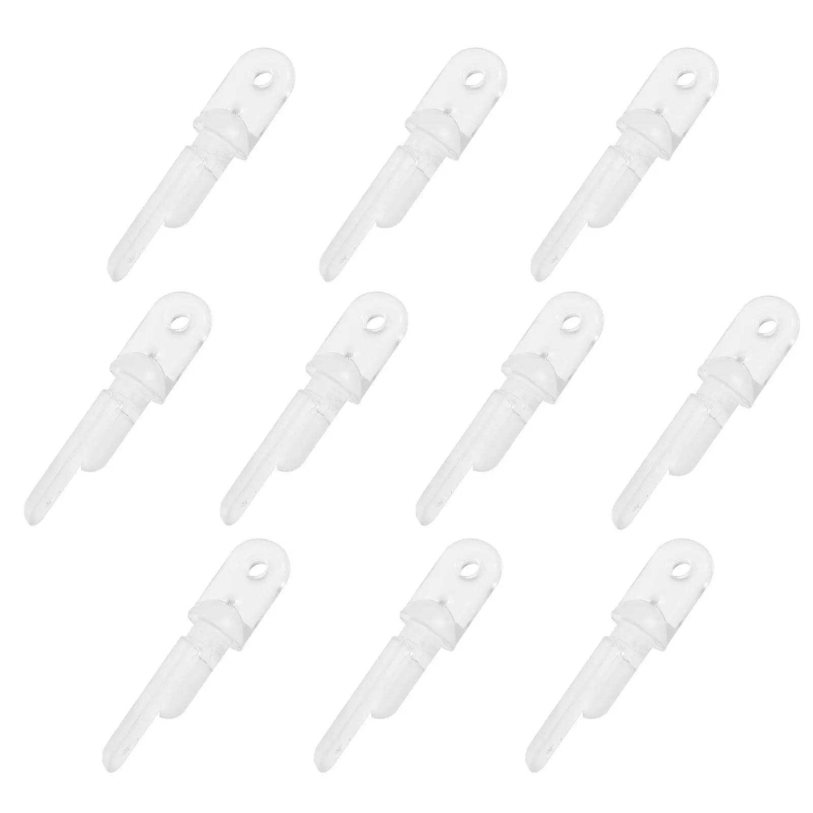 10Pcs Curtain Parts Hook Lightweight Reusable Creative Appearance Fine Workmanship Perfect for All Kinds of Curtains and Blinds