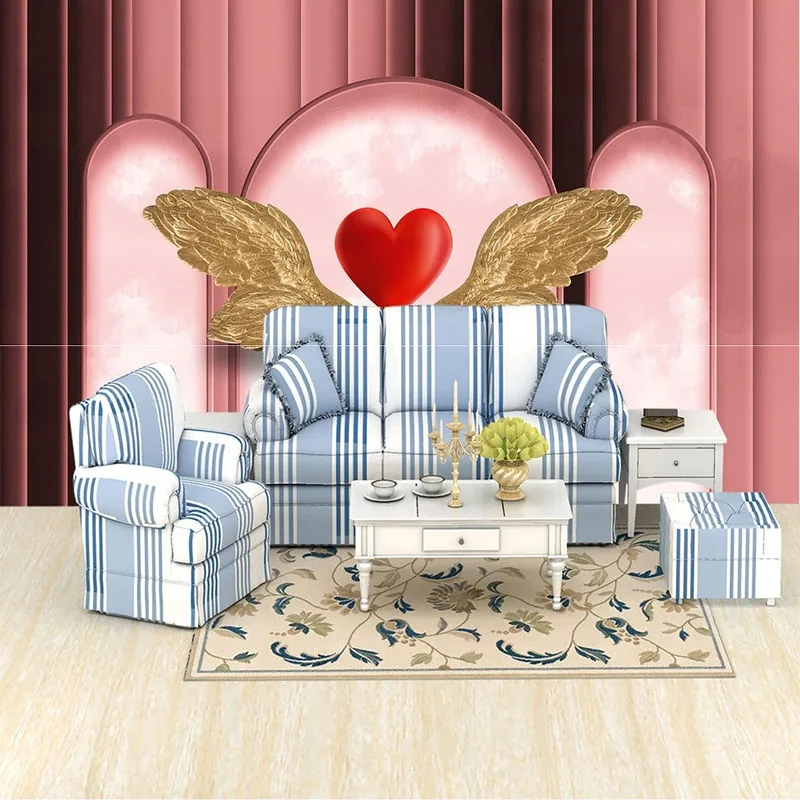 3D Photo Mural Decoracion Hogar Hog Wings Clothing Store Background Wall Papel De Parede Home Décor Tapety Fresco For Bedroom