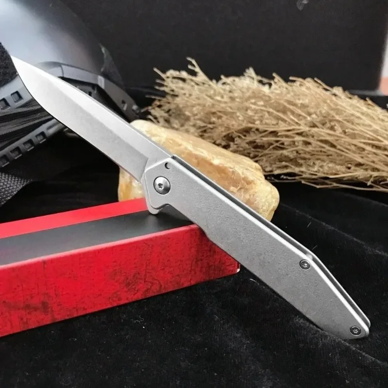 

ks1720 pocket Folding Knife 8Cr13Mov Blade 420 steel handle edc multitool knives Portable selbstverteidigung Survival Knife