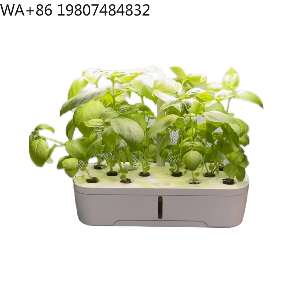 Mini Aquaponic Soilless Cultivation Starter Kit Full Spectrum Fill Light Small Space  Indoor Balcony Herb Flower Hydroponic