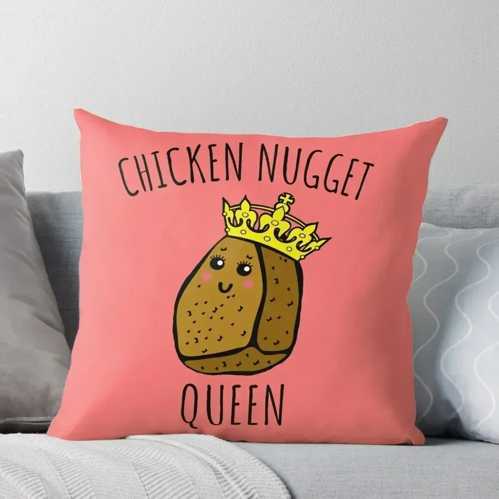 

Chicken Nugget Queen - Nuggets gift Throw Pillow Ornamental Pillow Decorative Cushion Pillowcases Cushion Covers Sofa pillow