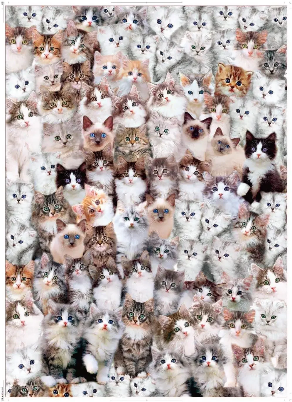 

Premium Beautiful Many Kinds of Cute Cats Wooden Jigsaw Puzzles 300/500/1000 Pieces Unique Educational Toys for Adults/Kids Gift