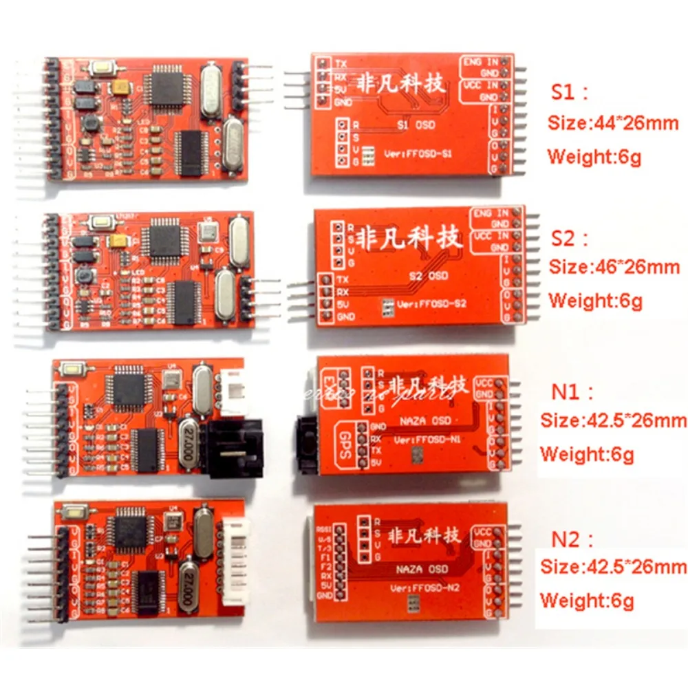 FPV S2 OSD Module Image Superposition with GPS for DJI Phantom 2 NAZA All Flight Control Controller