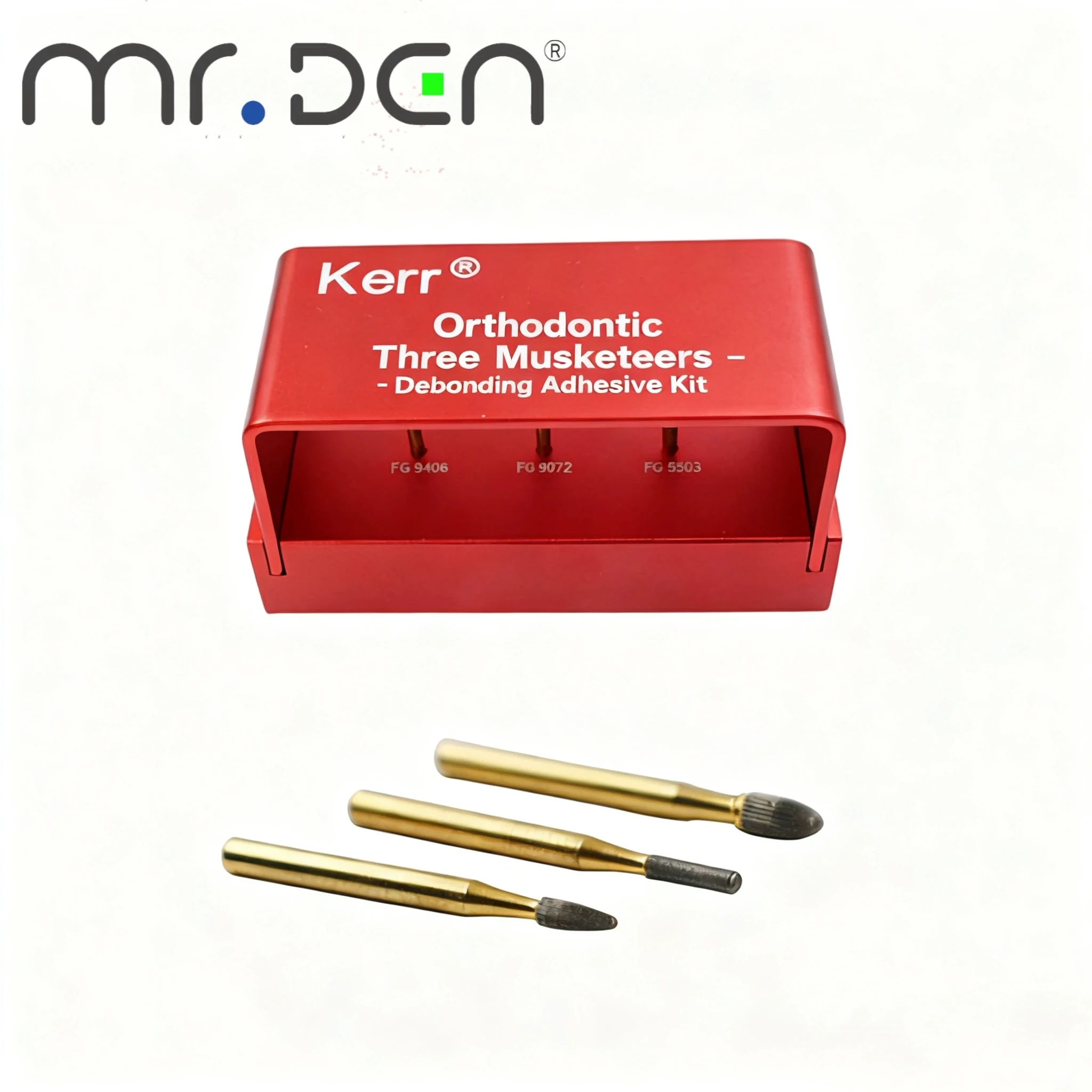 

Kerr 3Pcs Dental Tungsten Carbide Needle Orthodontic Bracket Adhesive Remover Enamel Safe Three Musketeers Series