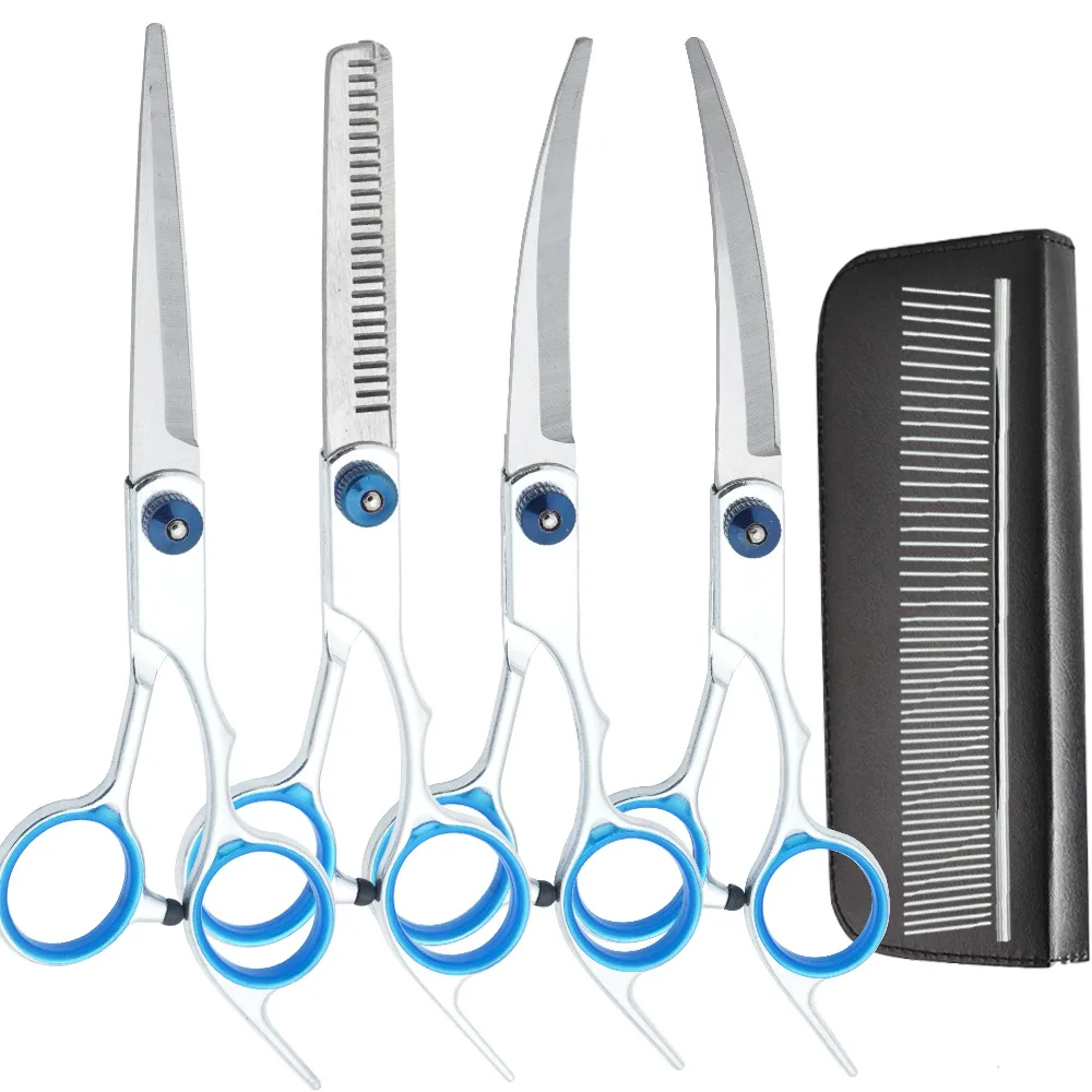 

Dog Grooming Scissors Purple Dragon 6" 7" Stainless Pet Beauty Scissors Cutting Scissorses Thinning Shears Curved Scissors