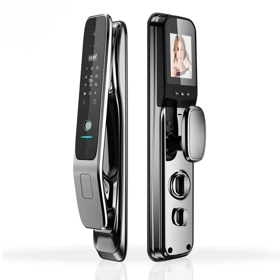 High-quality smart home  Smart Lock 3d Face Recognition & password &Fingerprint Security Fully Automatic Smart door lock