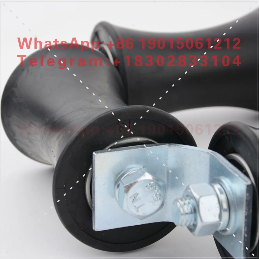 Elevator compensation chain anti-shake guide device rubber wheel 55 * 88