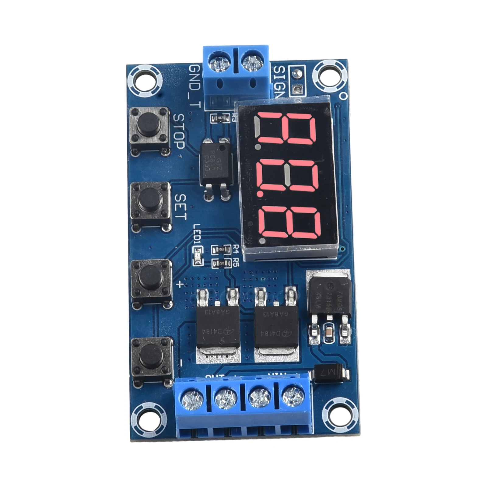 Powerful Dual MOS Trigger Switch with Clear Interface for Digital Relay Delay Board Timer Control Switch DC5V 36V