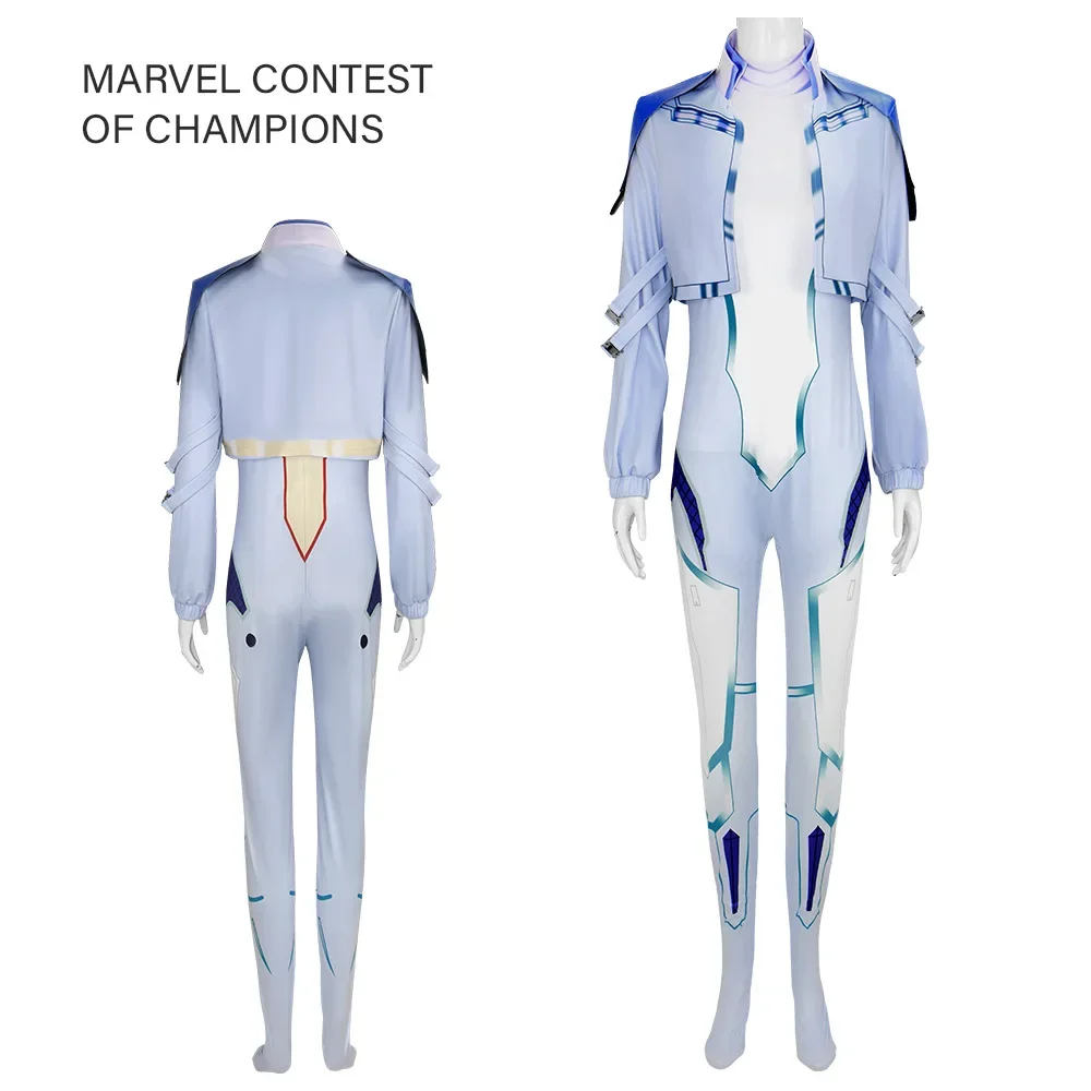 Rivals Dagger Cosplay Costume Dagger Cosplay Coat Zentai Jumpsuit Women Men Halloween Role Play Cos Prop