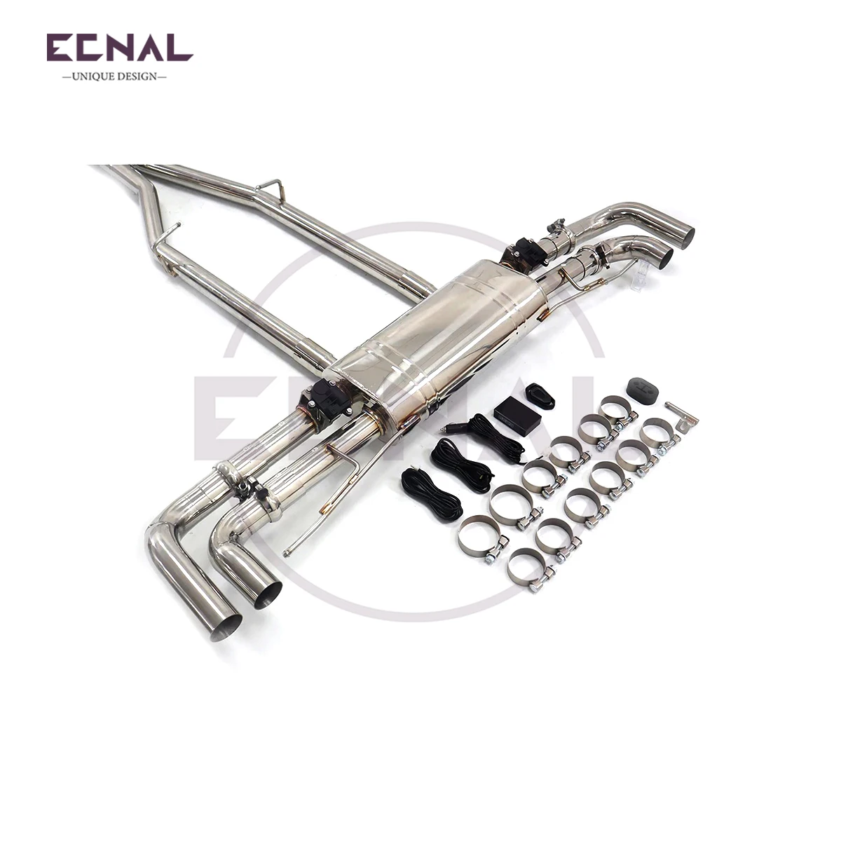 

Выхлопная система Ecnal Catback с клапаном и глушителем, высококачественная, из нержавеющей стали SS304, для BMW G05 G06 X5 X6 M40i B58 3.0T