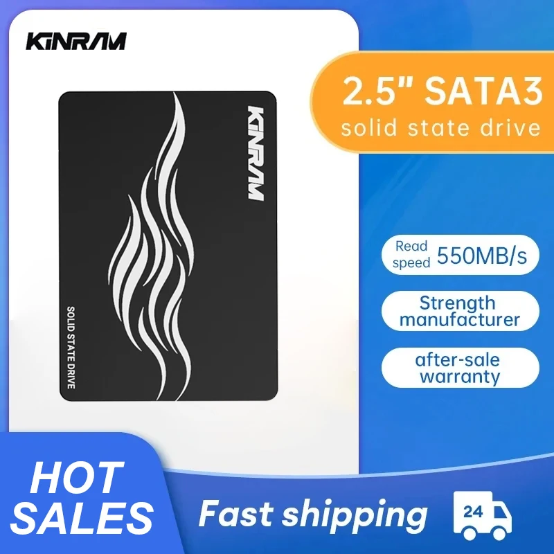 KinRam 2.5 SATA 3 SSD 512GB 128GB 120GB 256GB Internal Solid State SATA 3 HDD 240GB 1TB 500GB Hard Disk For PC Laptop Desktop