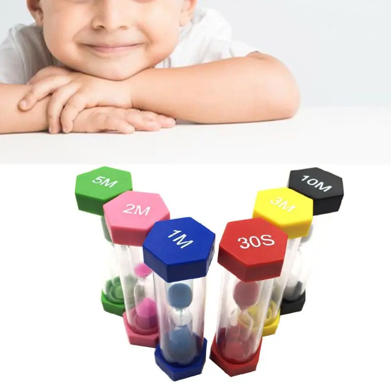 Durable Games Classroom Rotating Hourglass Sand Timer 6 Colors 3 5 10mins