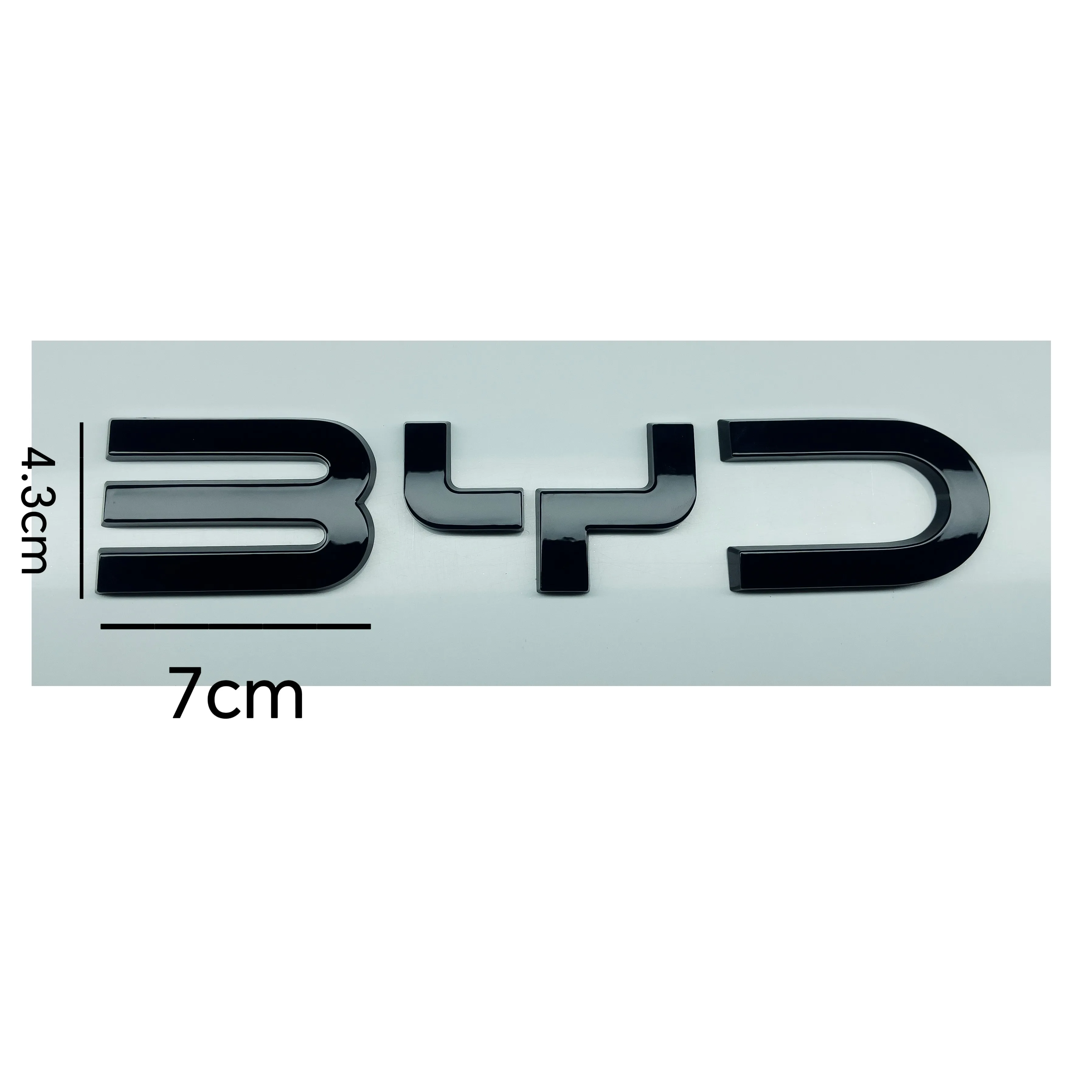 Voor BYD Seal U Sealion 6 5 Seal EV Zwarte voorbumperbadge en achterembleem decoratie sticker auto modificatie accessoires