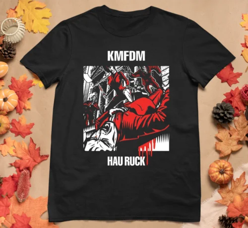 

KMFDM Funny T-shirt Black Short Sleeve TShirt New Tee