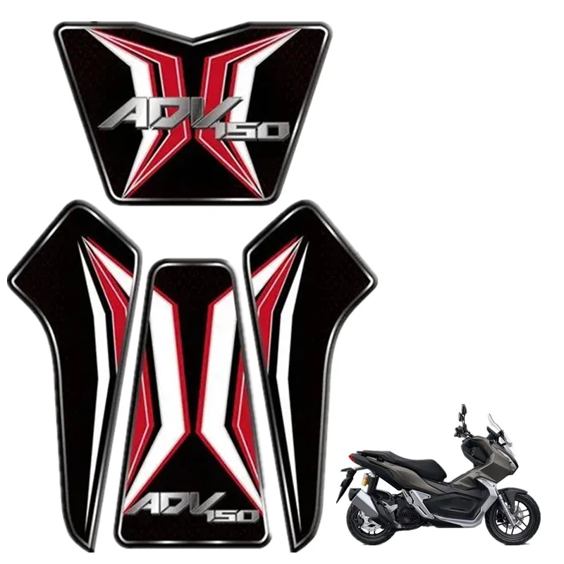 

Для HONDA XADV150 XADV 150 X-ADV мотоциклетная защита бака, 3D гелевая наклейка, наклейка-3