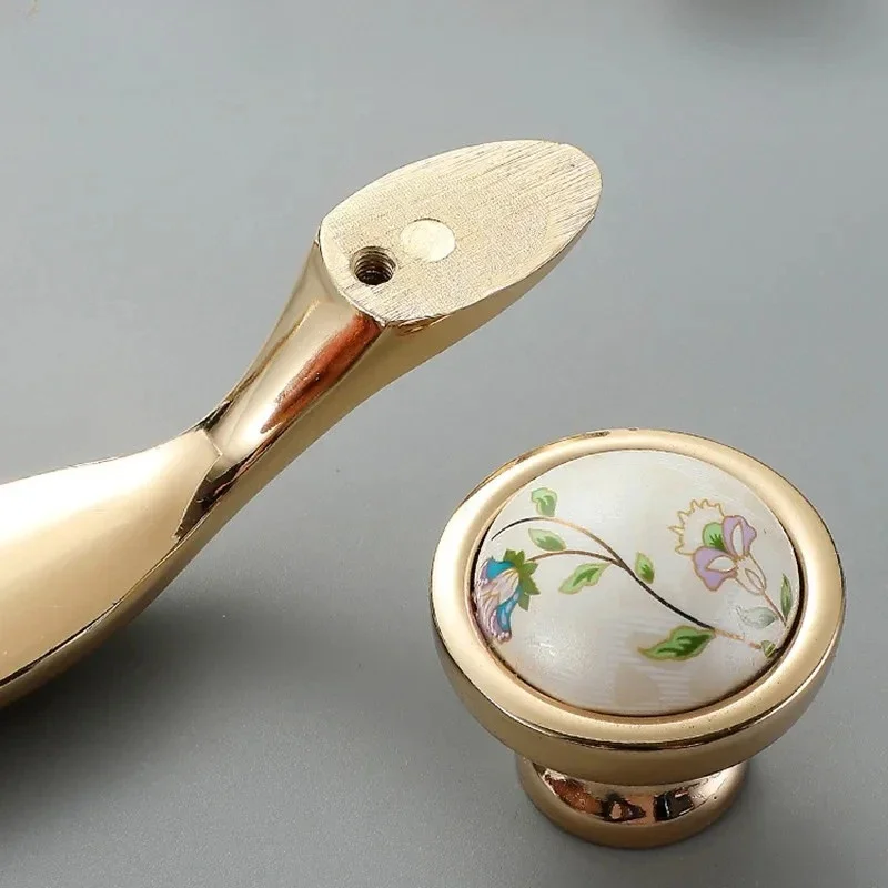 Chinese Vintage Drawer Knobs Wardrobe Door Handles European Furniture Handle Hardware
