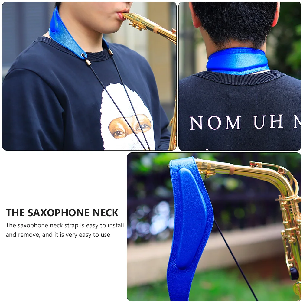 

Saxophone Strap Saxophones Neck for Tenor Alto Strip Adjustable Shoulder Harness Double Musical Instrument Miss