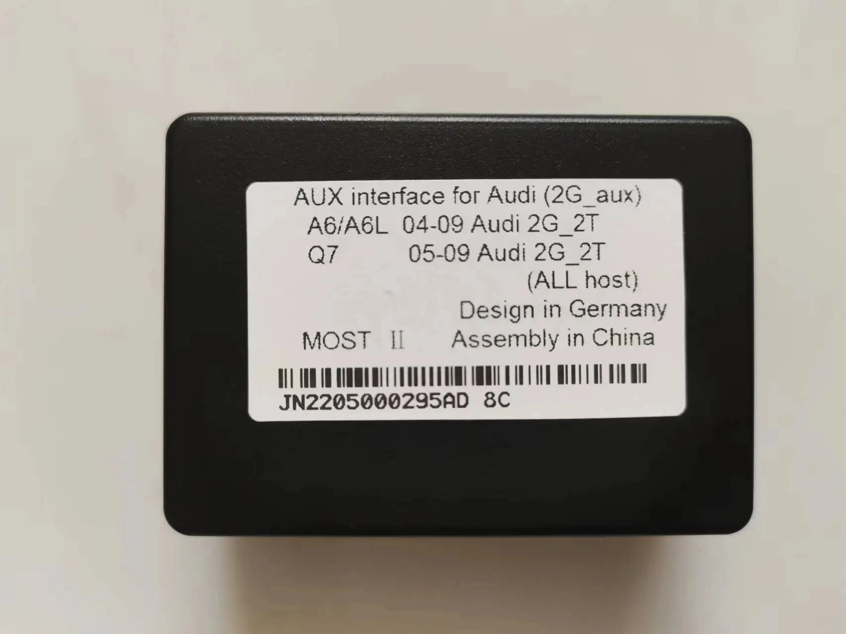 Plug and Play For Audi A4 A5 A6 Q7 MMI Fiber Optic Decoder AMI