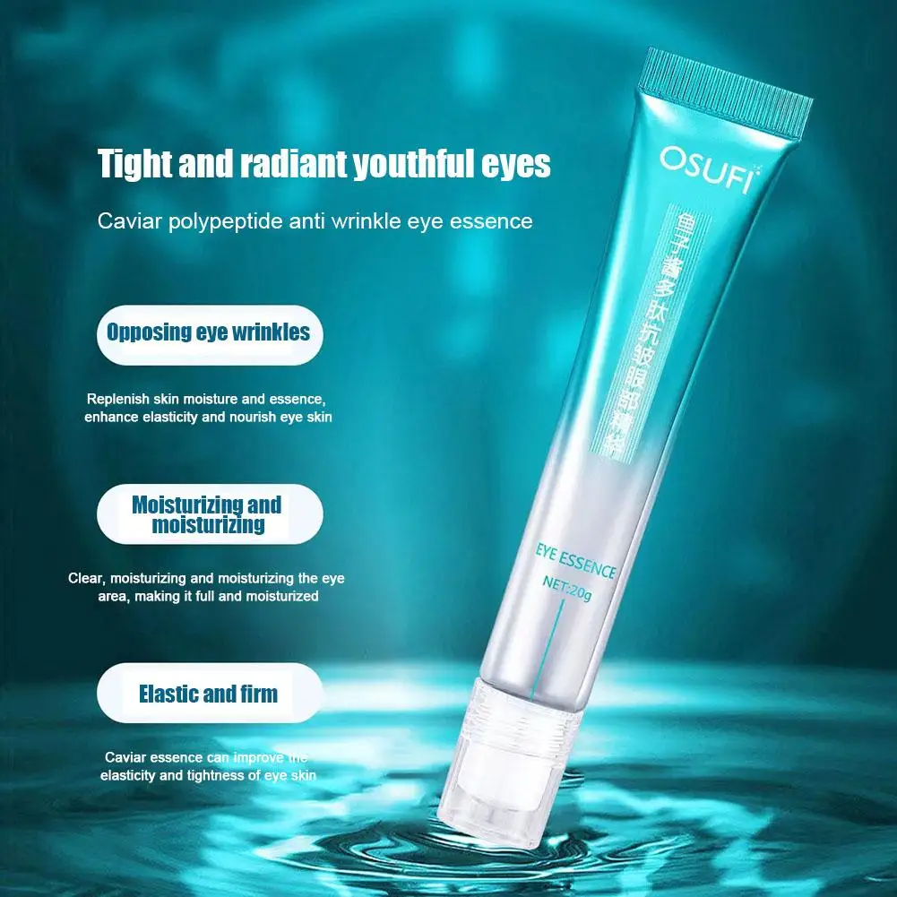 3Pcs Anti-Wrinkle Eye Cream Fade Fine Lines Anti Dark Circles Eyes Serum ลบถุงใต้ตา Puffiness Firming Eye Care Scrum