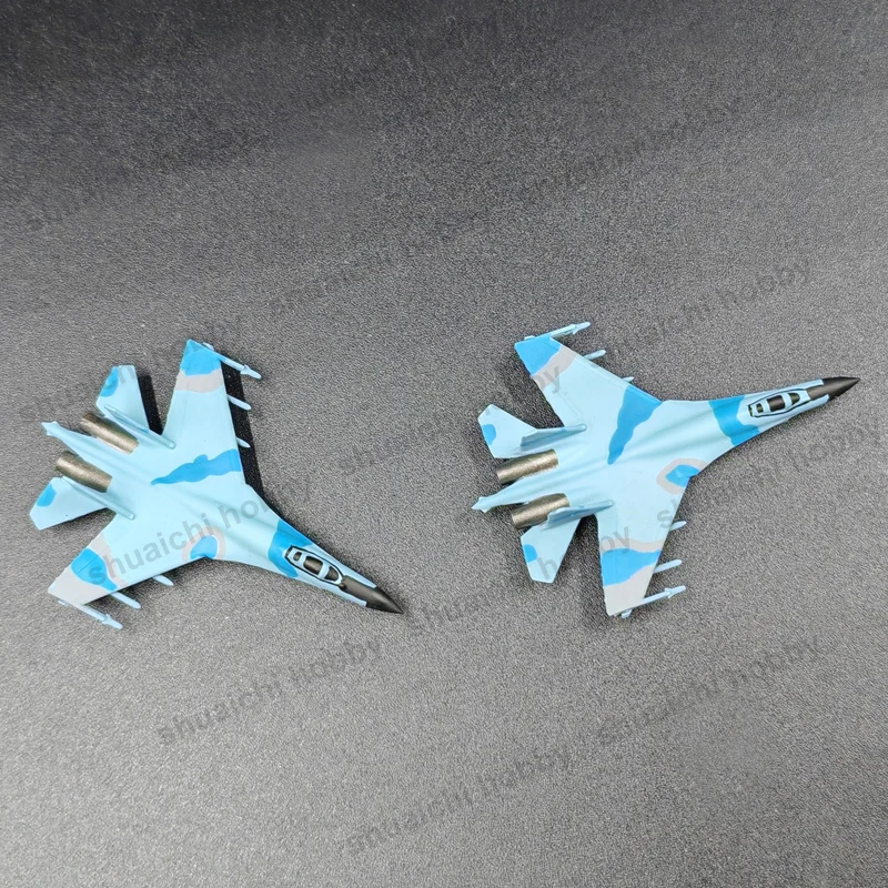 2 uds 1/700 1/400 1/350 escala Su-35 de colores avión de combate pesado multiusos modelo DIY resina avión de batalla piezas de decoración de avión