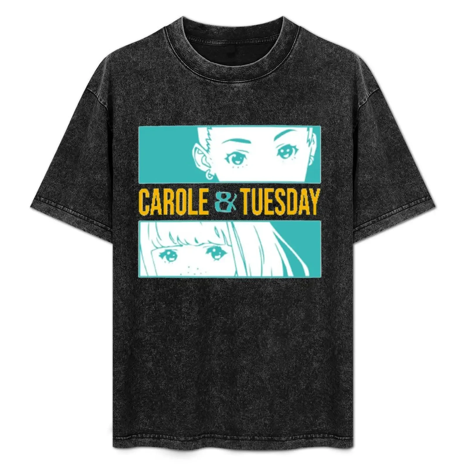 

Carole and Tuesday logo T-Shirt quick-drying Short sleeve tee anime tshirt mens champion t shirts