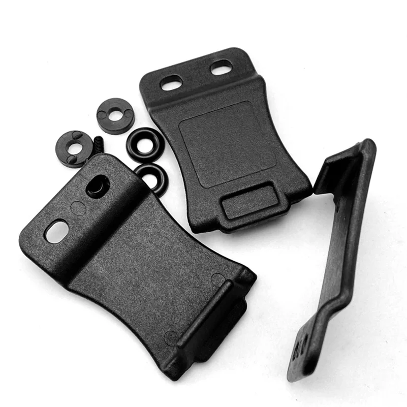 

3 Sets KYDEX HOLSTER Knife Scabbards K Sheath Waist Belt Clips Leather Case Back Clamps With Screws DIY Making Accessories Parts