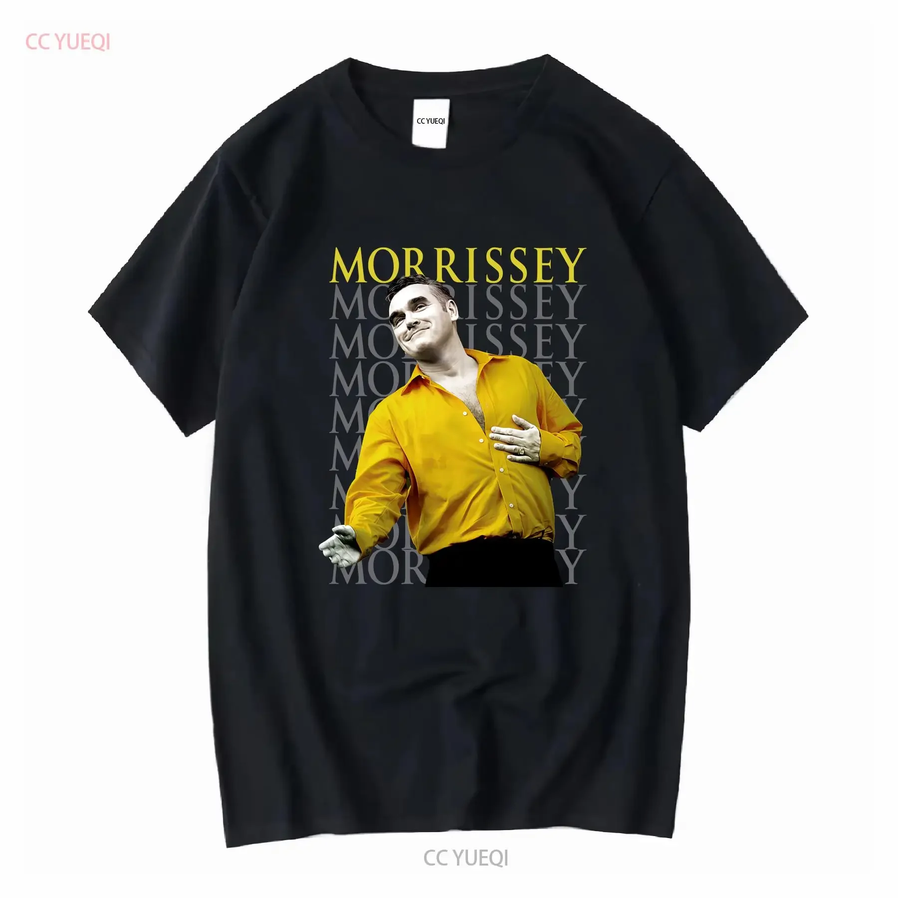 Vintage Morrissey UK Tour British Pop T Shirt Size M vintage Washed Slightly Casual Soft homme Unisex Comfortable fashion