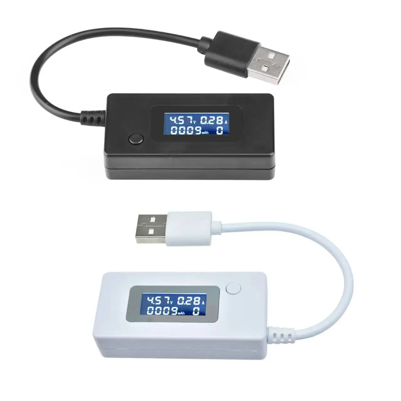DC 4-30V LCD USB detektor woltomierz amperomierz mobilna ładowarka Tester pojemności miernik napięcia miernik prądu Monitor ładowania