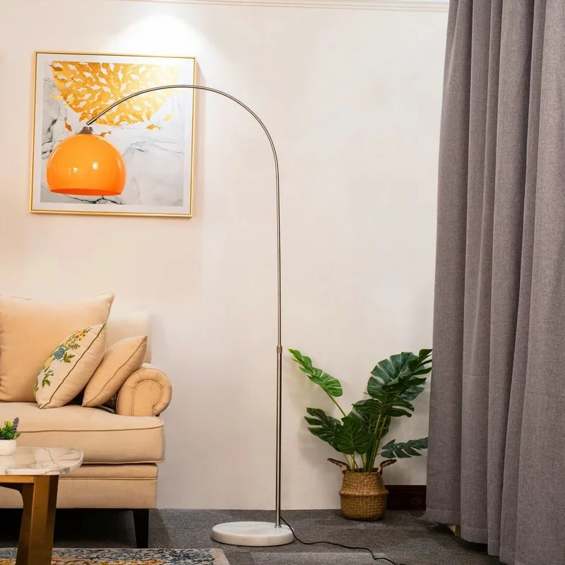 Minimalist Luxury Mini Arc Adjustable Metal Floor Lamp LED Reading Light Living Room Study Home Decor Novelty New Energy Saving