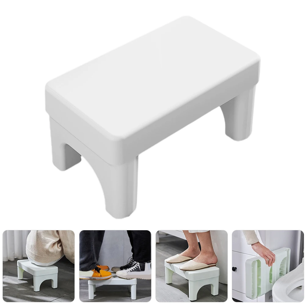 Taburete con escalón para inodoro, pie en cuclillas para adultos, postura de caca en cuclillas, orinal de baño, taburete para el hogar, taburete para inodoro