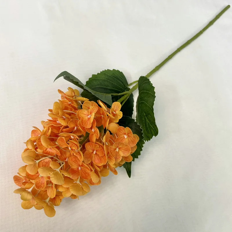 4-teiliges Set aus künstlichen Latex-Hortensien mit realistischem Aussehen, Kunstblumen für Hochzeitsdekoration, Hortensien-Blumenarrangement für Partys, Heimdekoration, Ornament – Detail 8