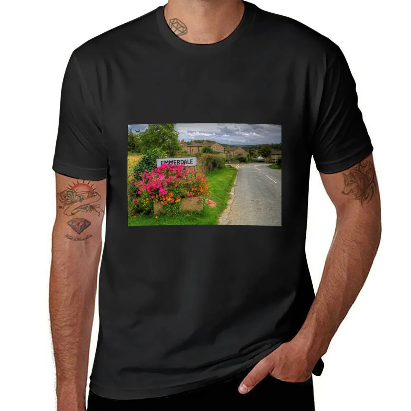 The Village Of Emmerdale T-Shirt cute clothes funnys anime oversizeds mens tall t shirts