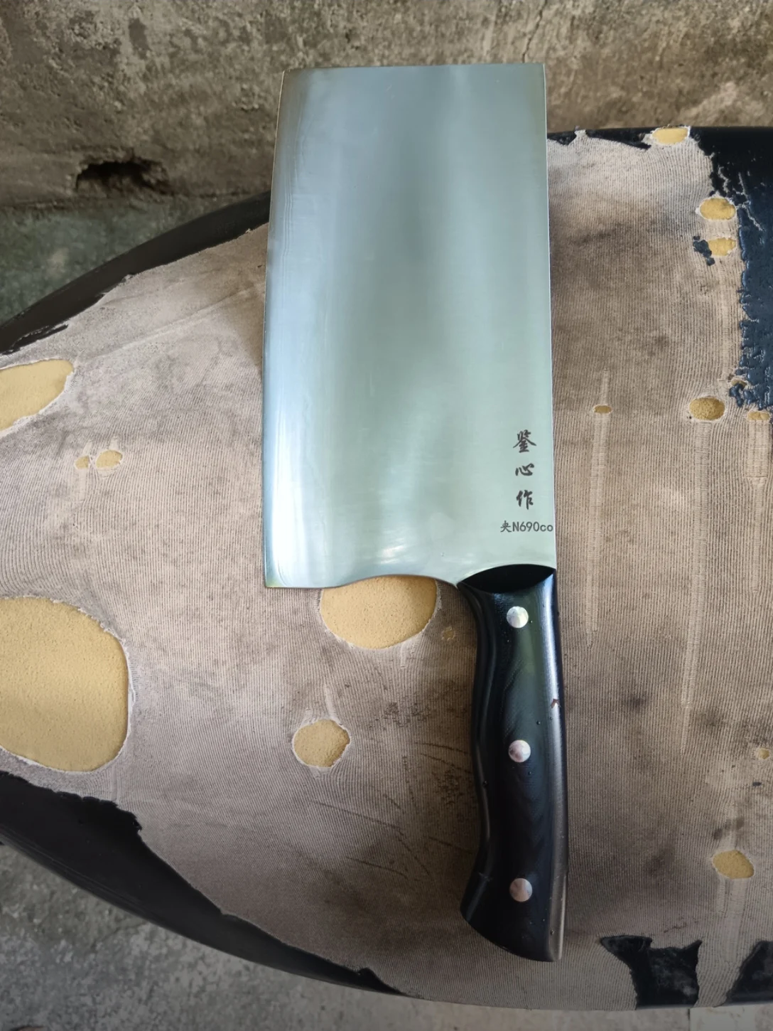 7 Inch Chopper Knife N690CO Steel Core Blade G10 Handle Butcher Slicing Vegetables Cleaver Kitchen Knife Meat And Poultry Tools
