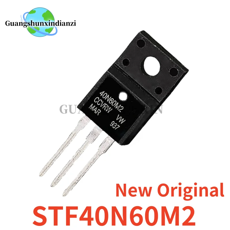 5-10-20PCS 100% New Original 40N60M2 STF40N60M2 STP40N60M2 TO-220F 40A 600V MOS Field effect transistor