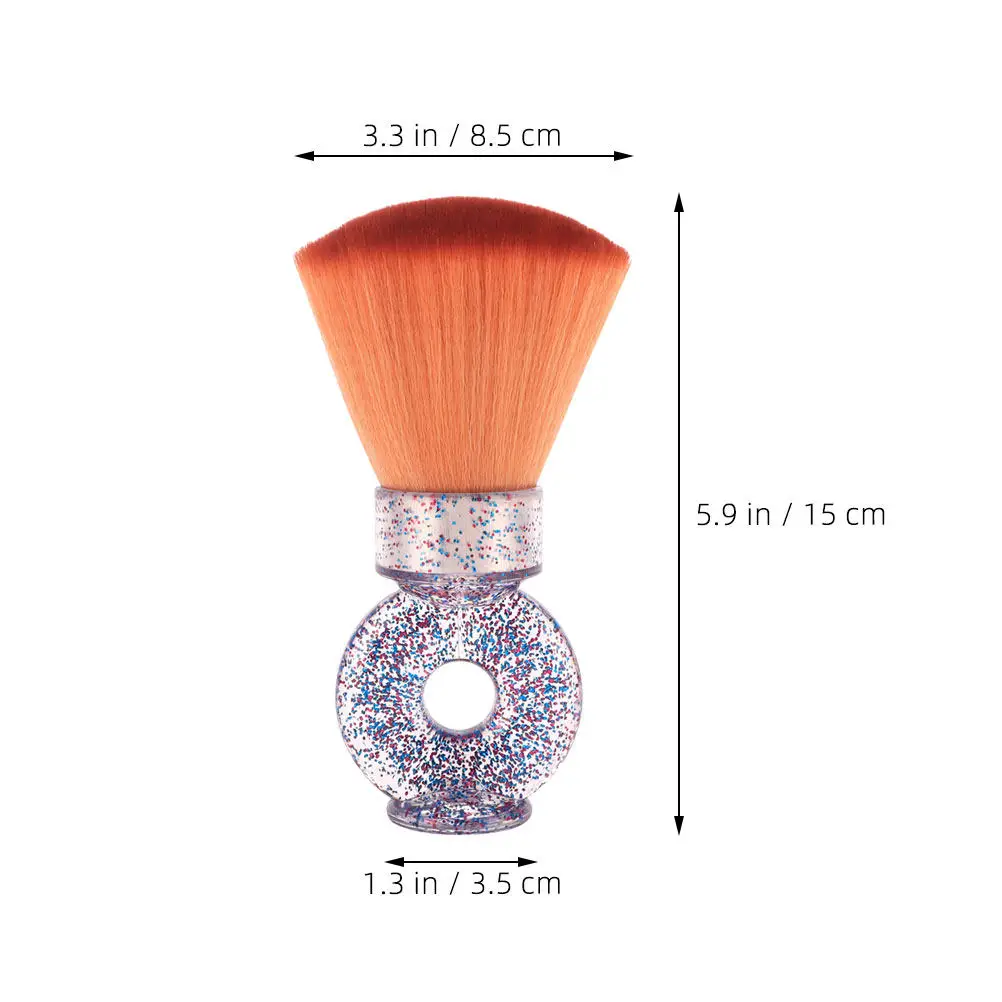 Barber Brush Neck Duster Hair Salon Manual Hair Cutting Cleaning Tool Lightweight Compact Comfortable Handle for Men Shaving