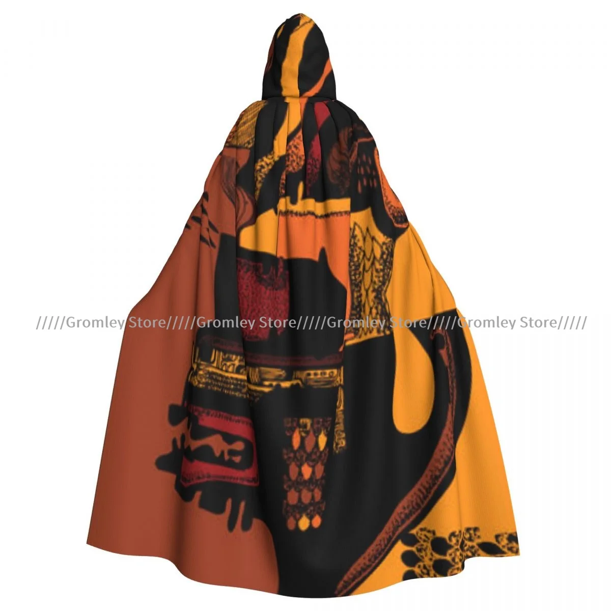 Unisex Halloween Cloak Fairy Tale World Of Wildlife Cape Hooded Medieval Costume Witch Wicca Vampire