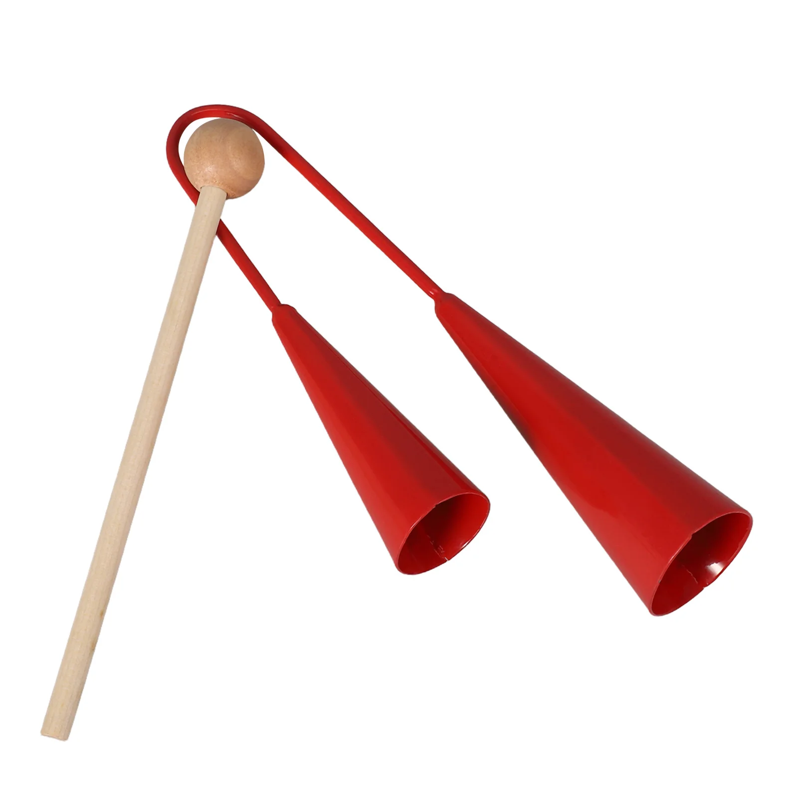 Two Tone Steel Agogo Bell Children's Musical Instrument Durable Safe for Classroom Home Use Music Toys Baby Instruments