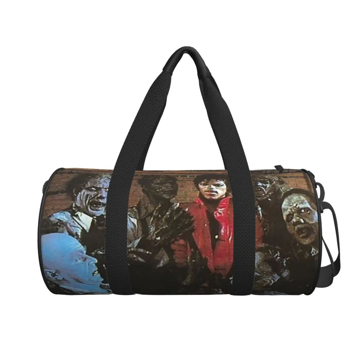 

Pop Music Michael J-Jackson Large Duffle Gym Bag Waterproof Duffle Travel Bags Handbags Fitness bag