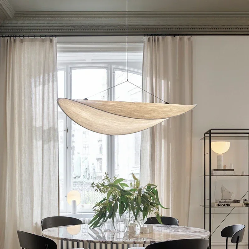 

Nordic Silk Pendant Lights Home Decor Chandeliers for Living Room Led Lamps Restaurant Indoor Light Fixture Hanging Chandelier