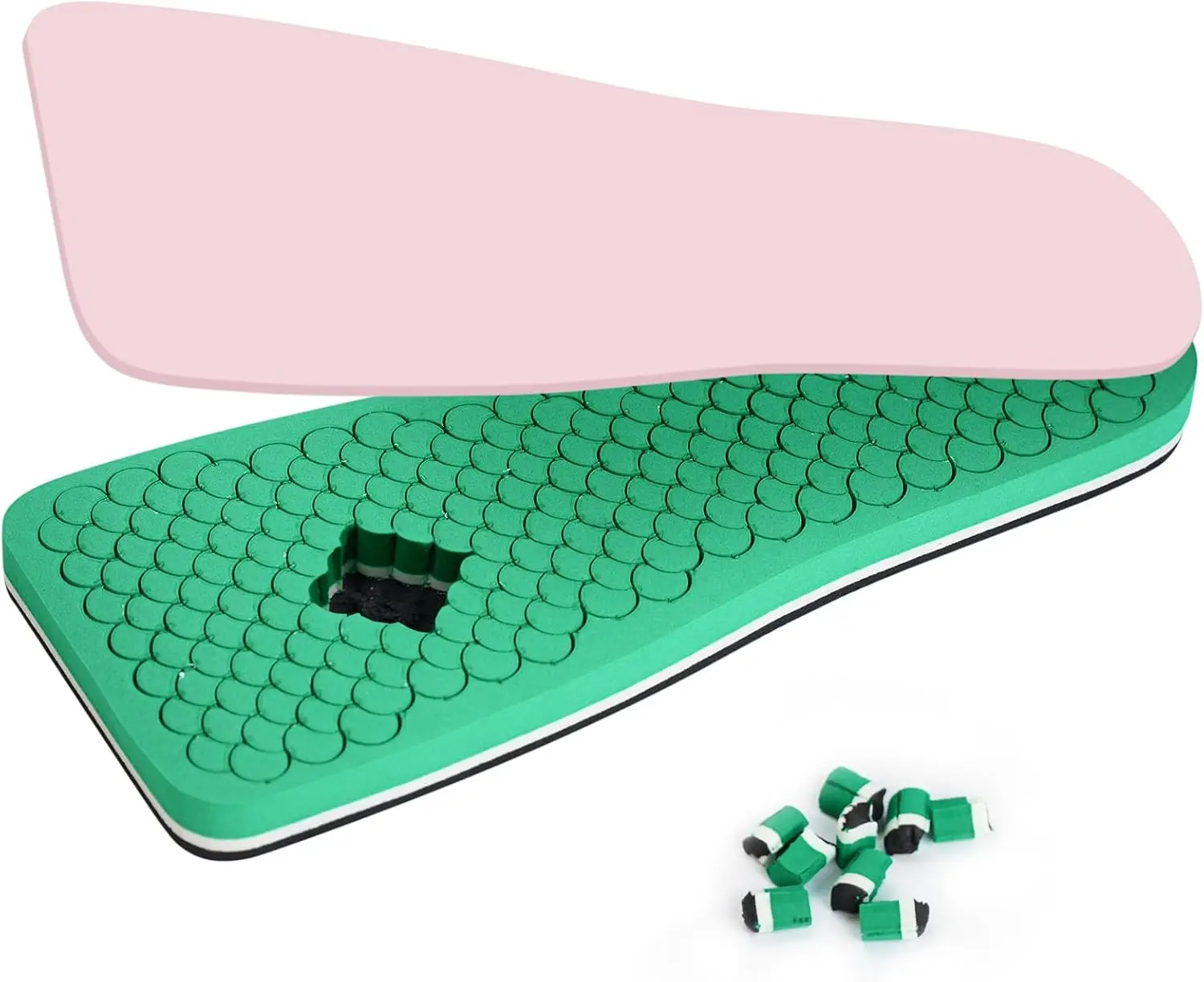 

Peg Assist Insole System for Square Toe Post Op Shoe, Customizable Removable Pegs, Men & Women (M)