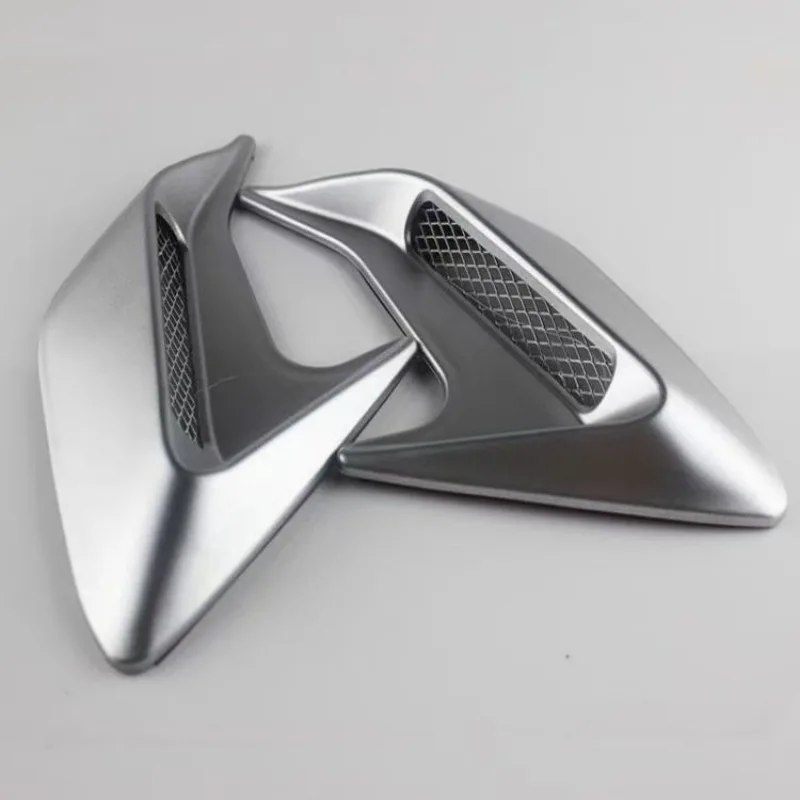 1 Pair of Car and Motorcycle Universal Simulated Side Air Vent Decorative Stickers Hood Decorative Stickers Car Stickers