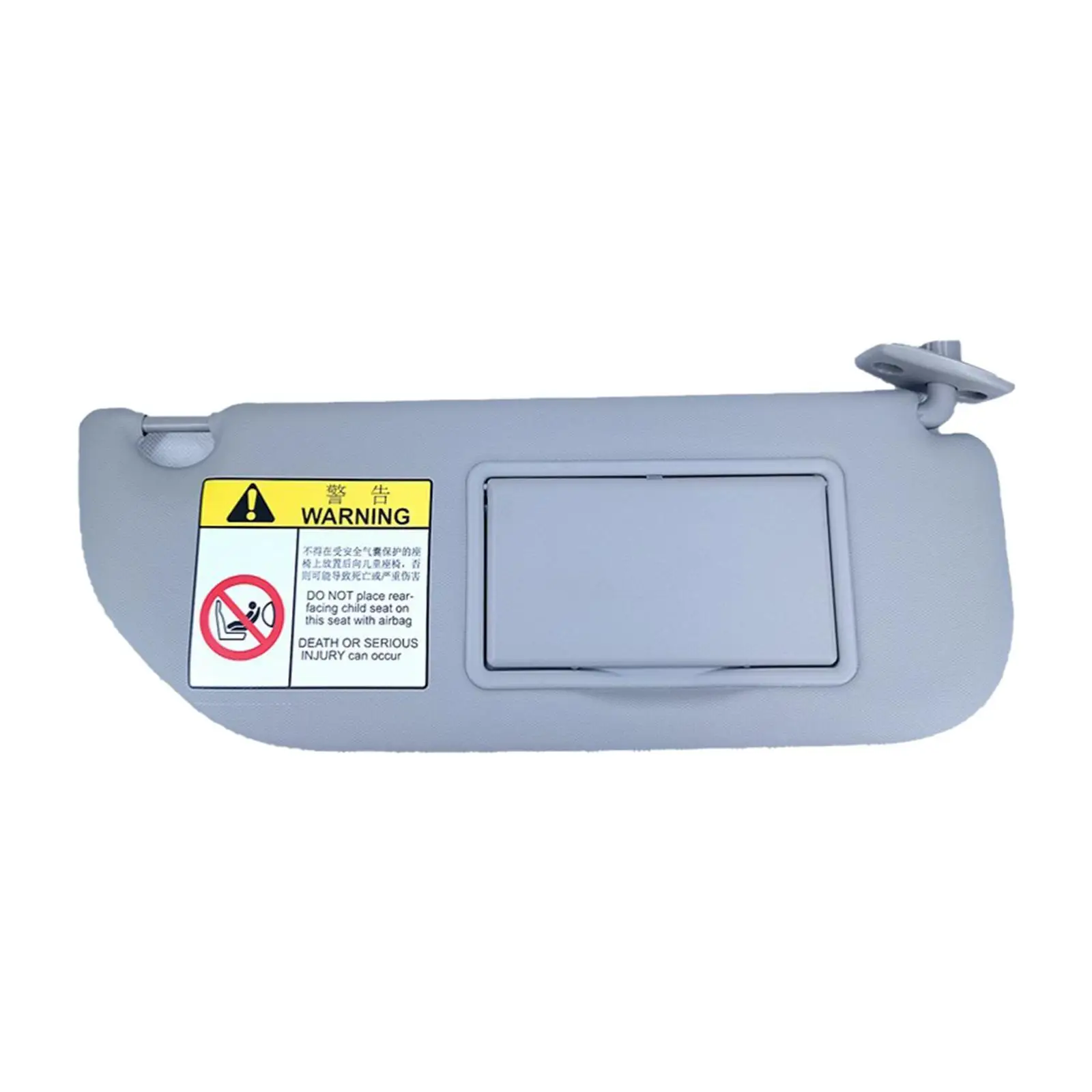 

Car Right Driver Side Sun Visor Vanity Mirror Gray Assembly for Peugeot 301 Sunroof Windshield Interior