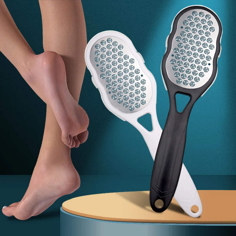 1pcs 304 Stainless Steel Callus Remover Pedicure Foot File Scraper Scrubber Portable Multifunctional Foot File Foot Care Tools