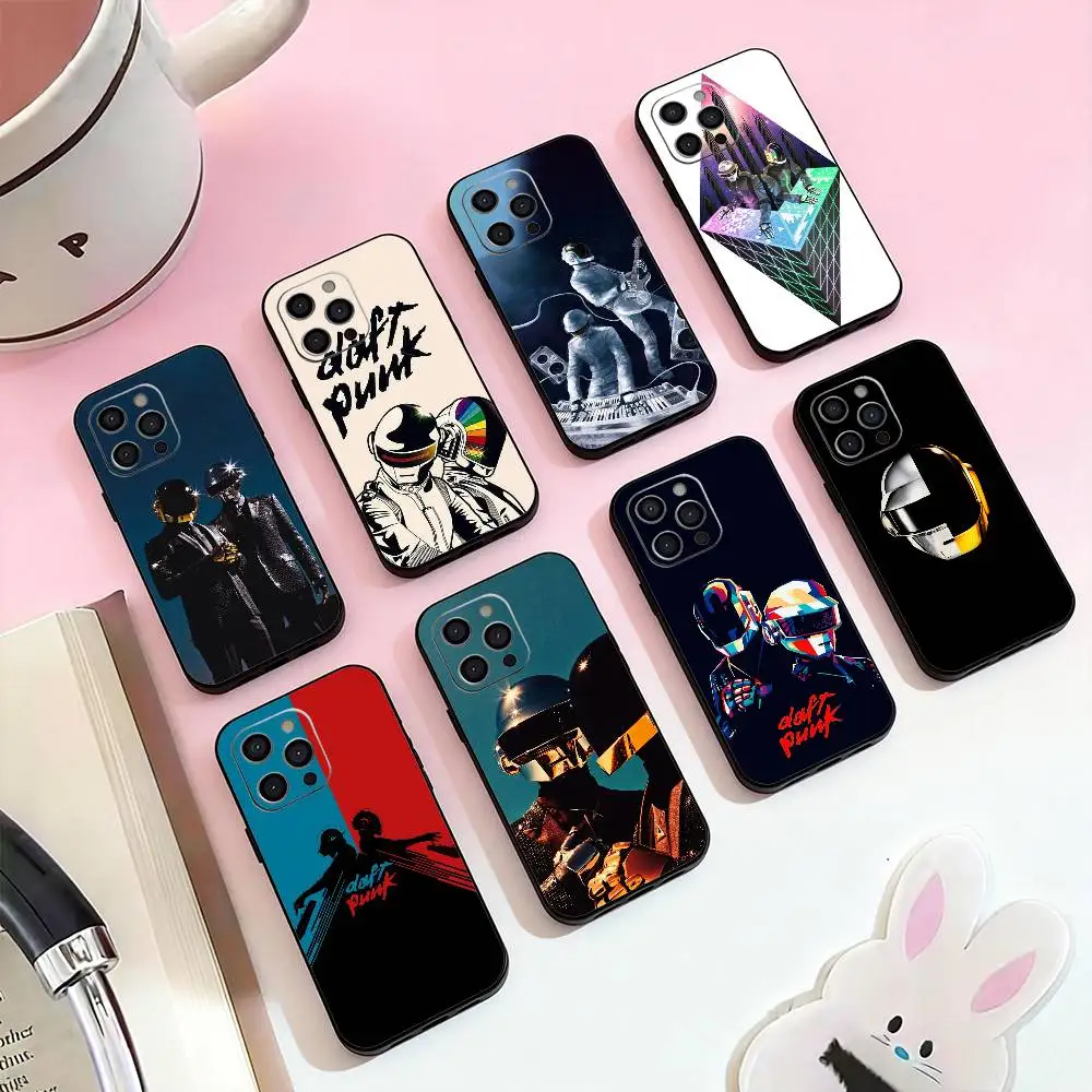 

Hot Daft Punk cool Phone Case Silicone Soft For IPhone 17,16,15,14,13,12,11,XS,Plus Pro Max